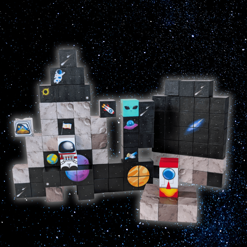 MiniBlox Interstellar magnetic blocks set, 100 pieces