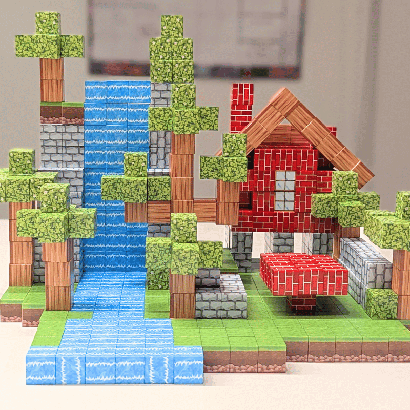 500pc MiniBlox magnetic building blocks set