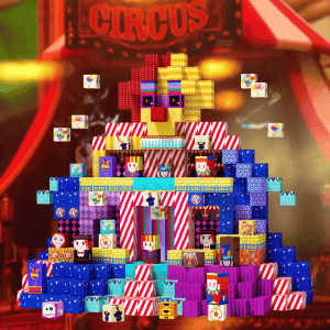 MiniBlox Dream Circus magnetic blocks set, 100 pieces